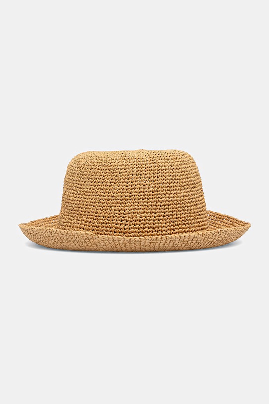 Karl Lagerfeld kapelusz słomkowy damski K/AUTOGRAPH B2W33025 beżowy SS26