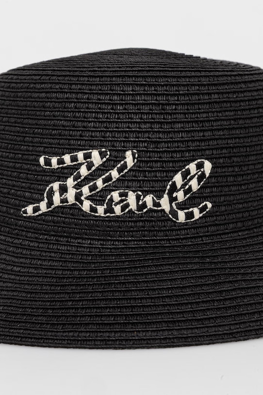 Karl Lagerfeld kapelusz damski K/SIGNATURE B2W33026 czarny SS26