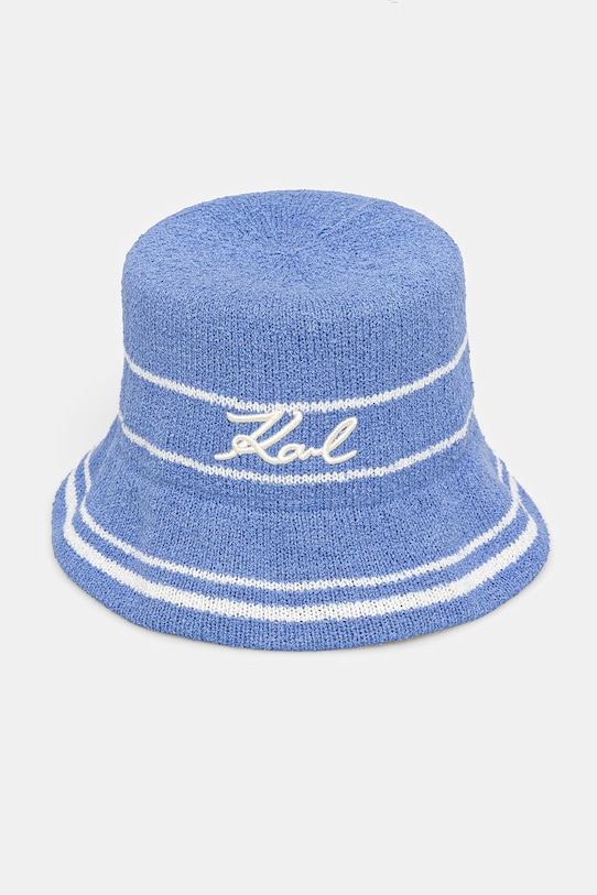 Karl Lagerfeld kapelusz damski K/SIGNATURE niebieski B2W46078