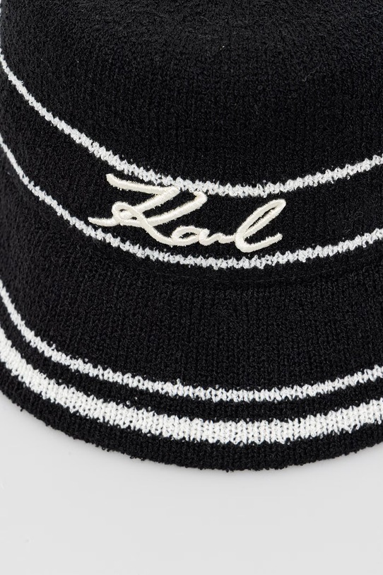 Karl Lagerfeld kapelusz damski K/SIGNATURE B2W46078 czarny SS26