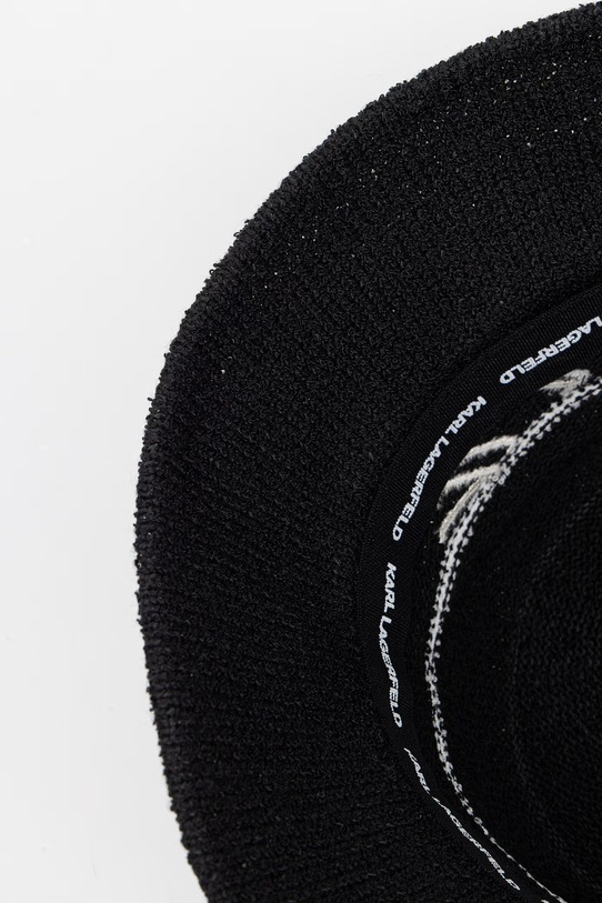 Karl Lagerfeld kapelusz damski K/SIGNATURE czarny B2W46078