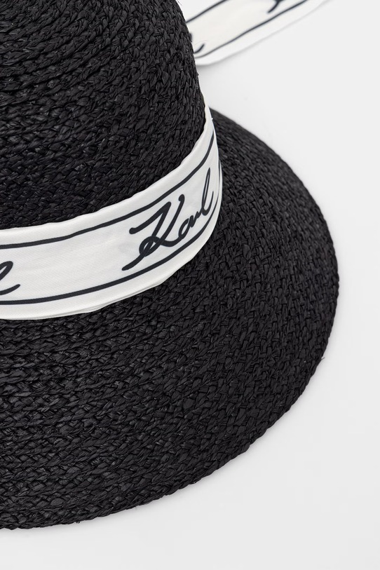 Akcesoria Karl Lagerfeld kapelusz damski K/SIGNATURE B2W46079 czarny