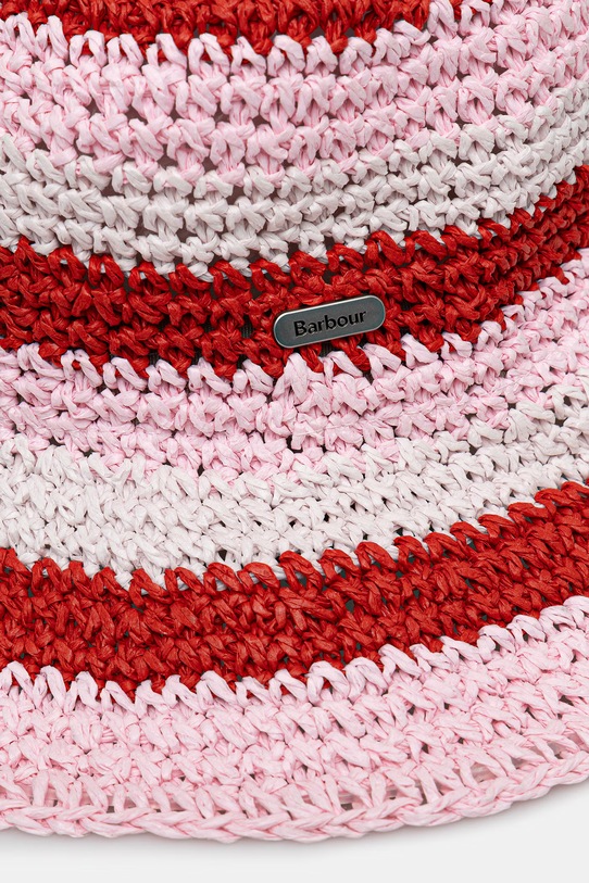 Barbour LHA0627RE51 kapelusz słomkowy LHA0627RE51 czerwony SS26