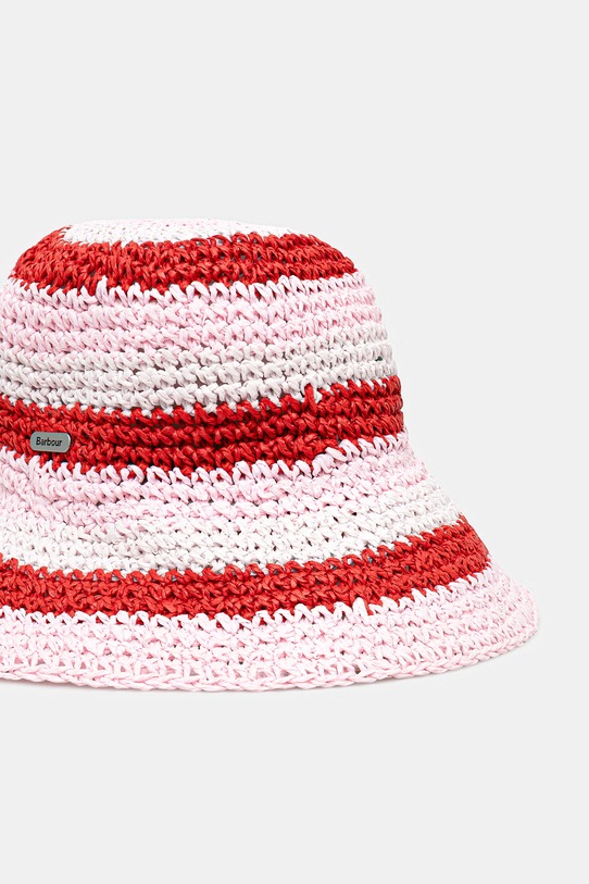 Akcesoria Barbour LHA0627RE51 kapelusz słomkowy LHA0627RE51 czerwony