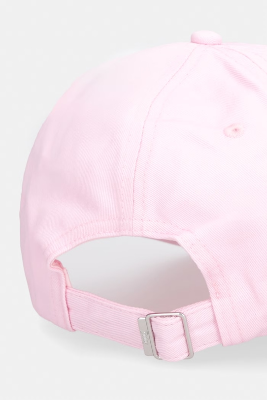 Akcesoria Juicy Couture czapka z daszkiem damska bawełniana CREST CAP JCAWH126708 różowy