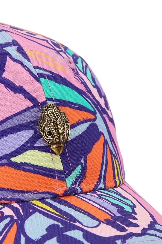 Kurt Geiger London czapka z daszkiem damska bawełniana Kensington granatowy 5652653609