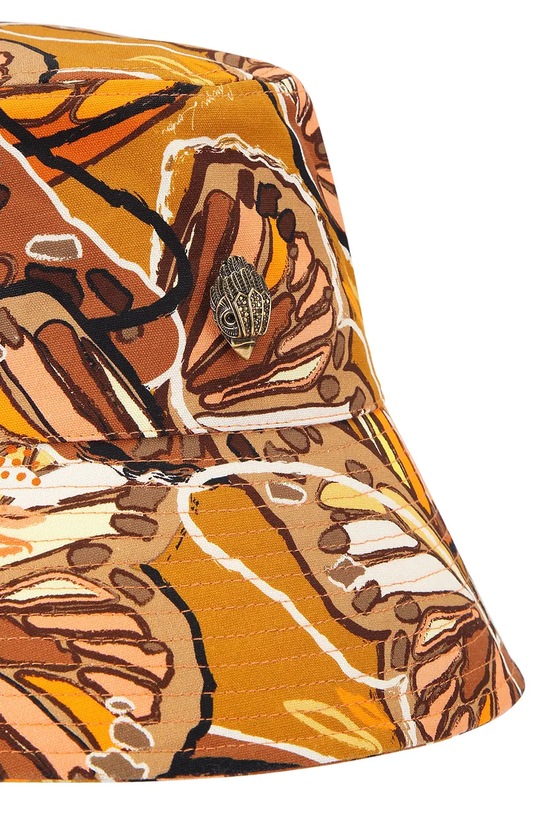 Akcesoria Kurt Geiger London bucket hat damski bawełniany Kensington 5630730609 brązowy