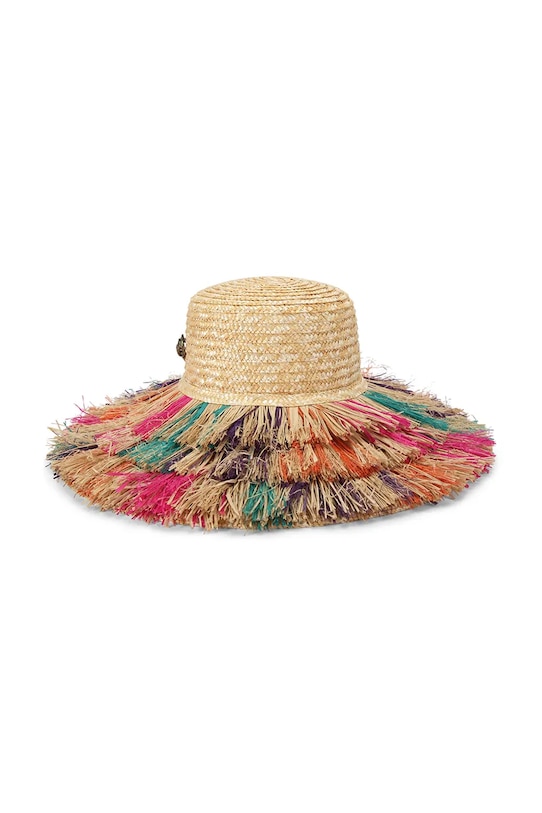 Kurt Geiger London dámsky slamenný klobúk Raffia Wide Brim Hat béžová 5631069449