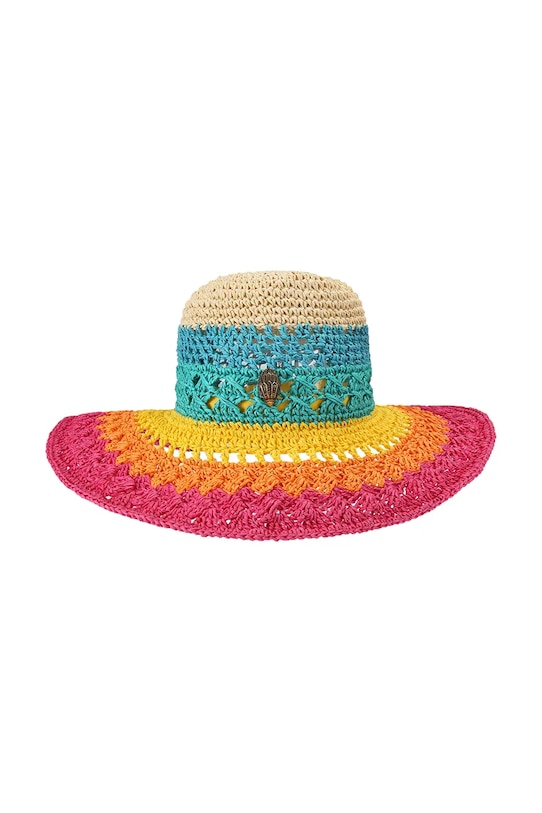 Kurt Geiger London kapelusz z szerokim rondem damski multicolor 5631769609