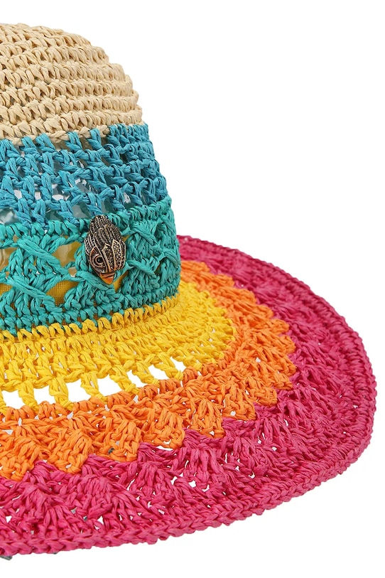 Akcesoria Kurt Geiger London kapelusz z szerokim rondem damski 5631769609 multicolor