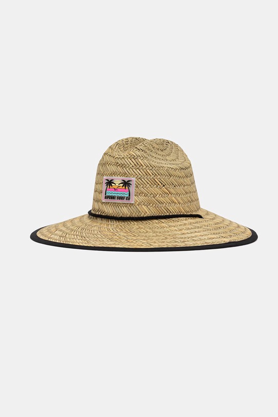 Rip Curl kapelusz słomkowy damski MIXED STRAW beżowy 033WHE