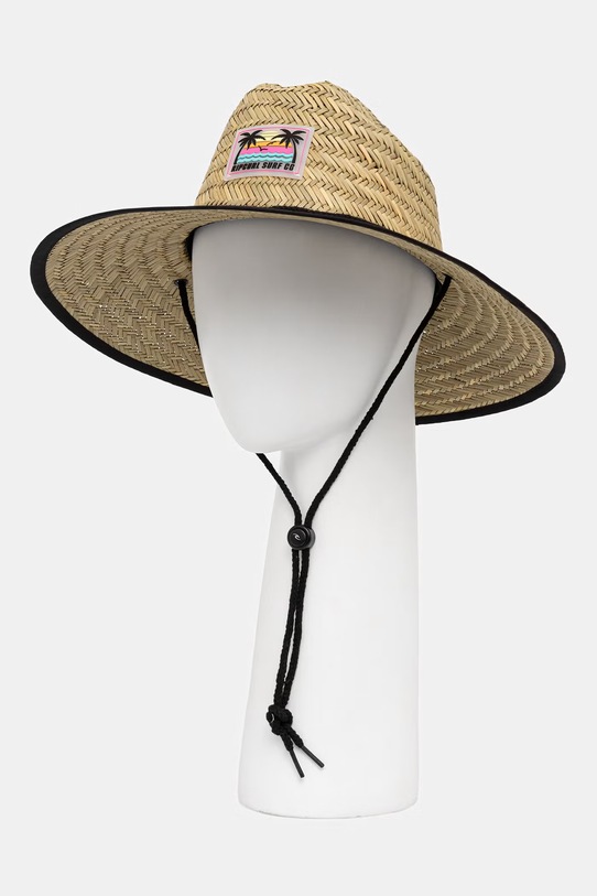 Rip Curl kapelusz słomkowy damski MIXED STRAW 033WHE beżowy SS26