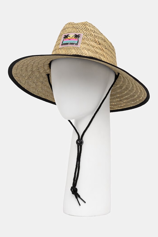 Rip Curl kapelusz słomkowy damski MIXED STRAW 033WHE beżowy SS26