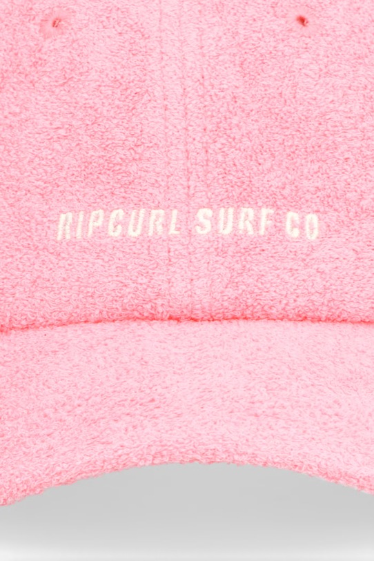 Rip Curl czapka z daszkiem damska bawełniana MIXED TERRY 07FWHE różowy SS26