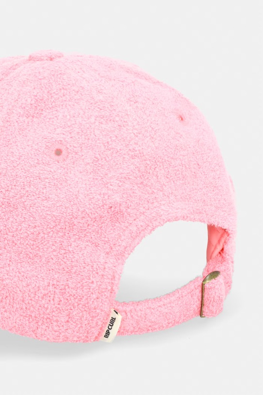 Akcesoria Rip Curl czapka z daszkiem damska bawełniana MIXED TERRY 07FWHE różowy
