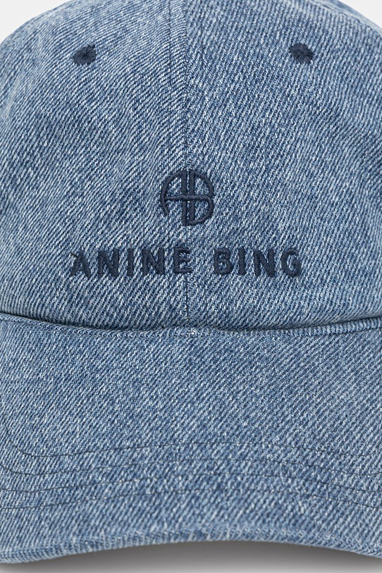 Anine Bing Jeremy Baseball Cap czapka bejsbolowa jeansowa damska A.12.11407 niebieski SS26
