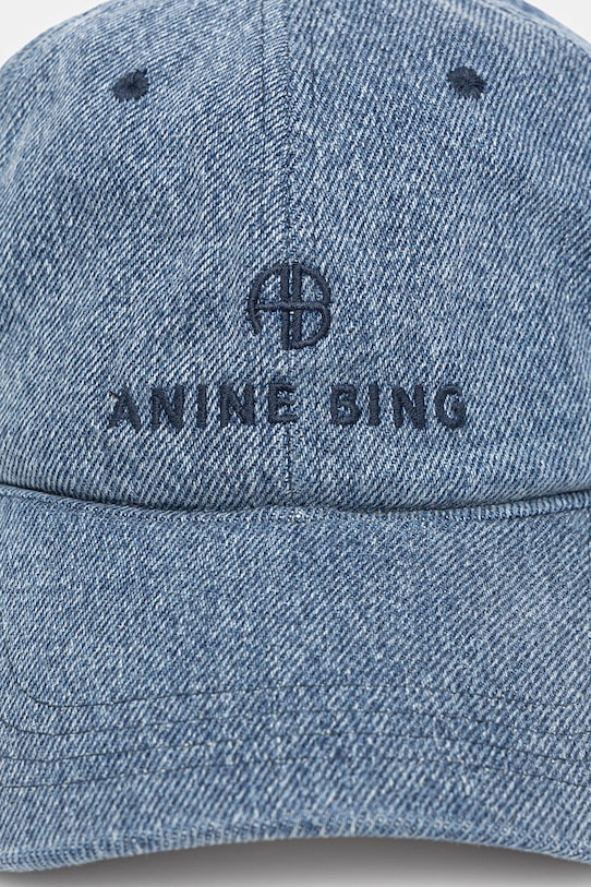 Anine Bing Jeremy Baseball Cap czapka bejsbolowa jeansowa damska A.12.11407 niebieski SS26