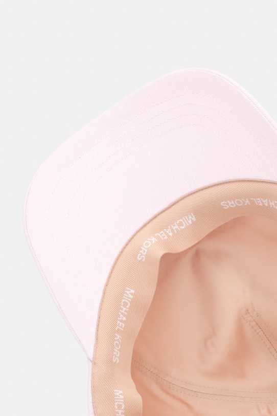 MICHAEL Michael Kors czapka z daszkiem damska bawełniana różowy 29MKWC558509