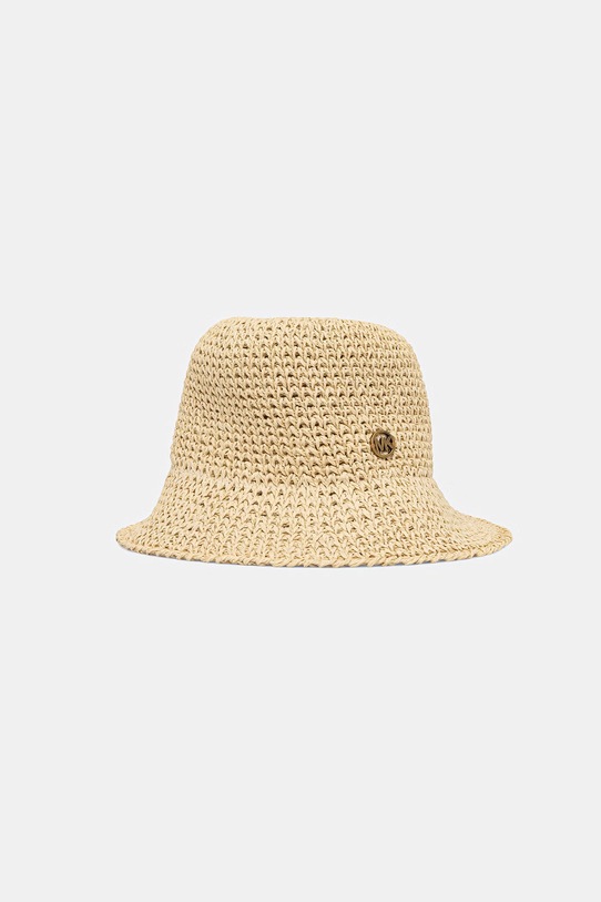 MICHAEL Michael Kors kapelusz słomkowy damski beżowy 29MKWC558520