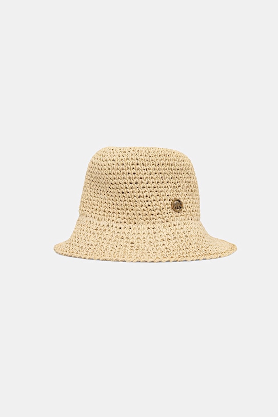 MICHAEL Michael Kors kapelusz słomkowy damski beżowy 29MKWC558520