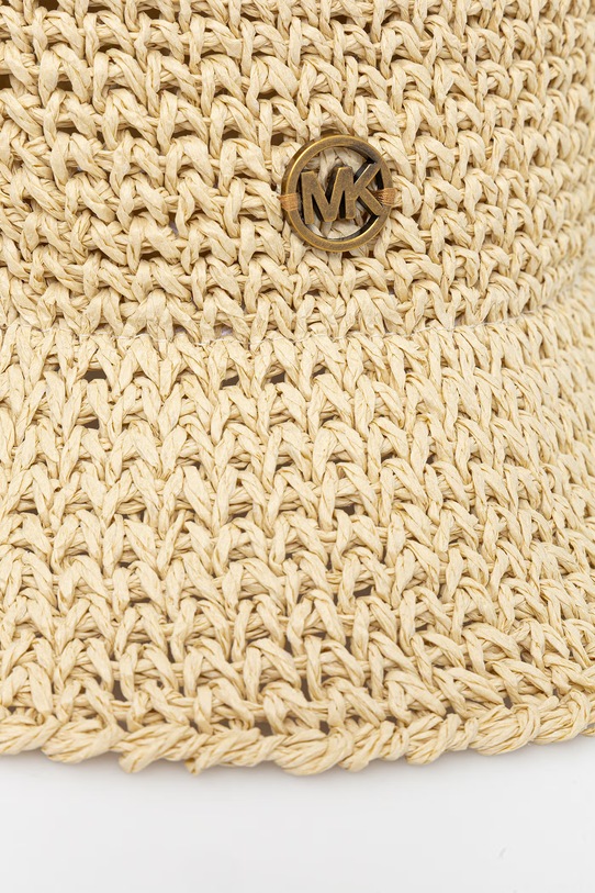 MICHAEL Michael Kors kapelusz słomkowy damski 29MKWC558520 beżowy SS26
