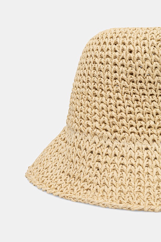 Akcesoria MICHAEL Michael Kors kapelusz słomkowy damski 29MKWC558520 beżowy