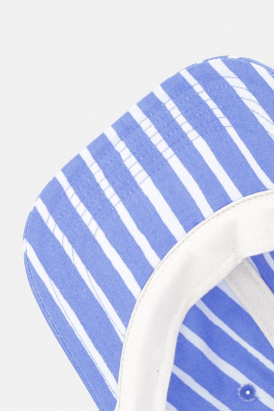 Marimekko czapka baseballowa damska bawełniana niebieski 095594