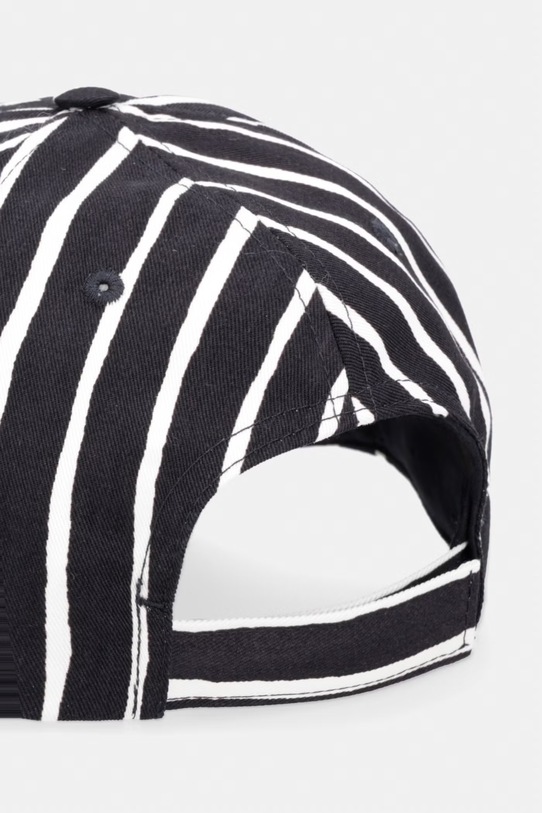 Akcesoria Marimekko czapka z daszkiem damska bawełniana 095594 czarny