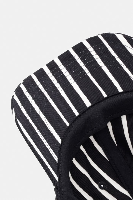 Marimekko czapka z daszkiem damska bawełniana czarny 095594