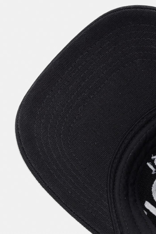 Liu Jo czapka z daszkiem damska bawełniana czarny VA6206.T9555