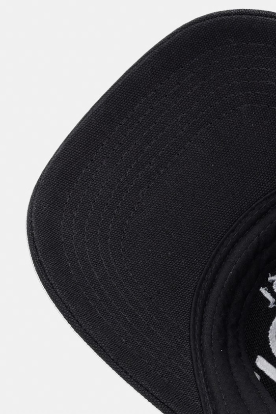 Liu Jo czapka z daszkiem damska bawełniana czarny VA6206.T9555