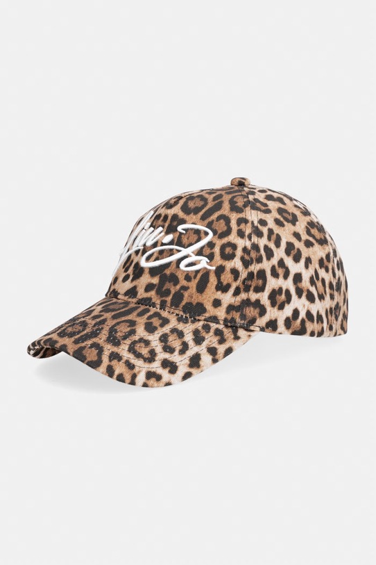 Liu Jo czapka z daszkiem damska bawełniana brązowy VA6207.T9435