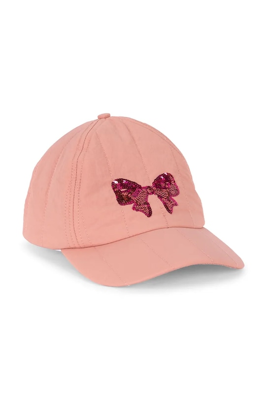 Konges Sløjd czapka z daszkiem dziecięca JUNO SEQUIN CAP KS104319.PreSpring różowy SS26