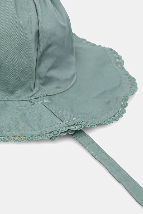 Mayoral kapelusz dwustronny bawełniany dziecięcy turkusowy 10144.4K.Baby.PPY2