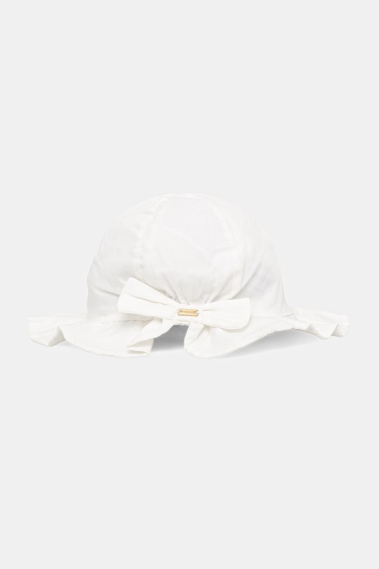 Детская хлопковая шляпа Mayoral 10145.4P.Baby.PPY2 белый SS26