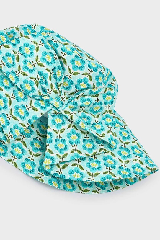 Mayoral kapelusz bawełniany dziecięcy 10190.6M.Mini.PPY2 niebieski SS26