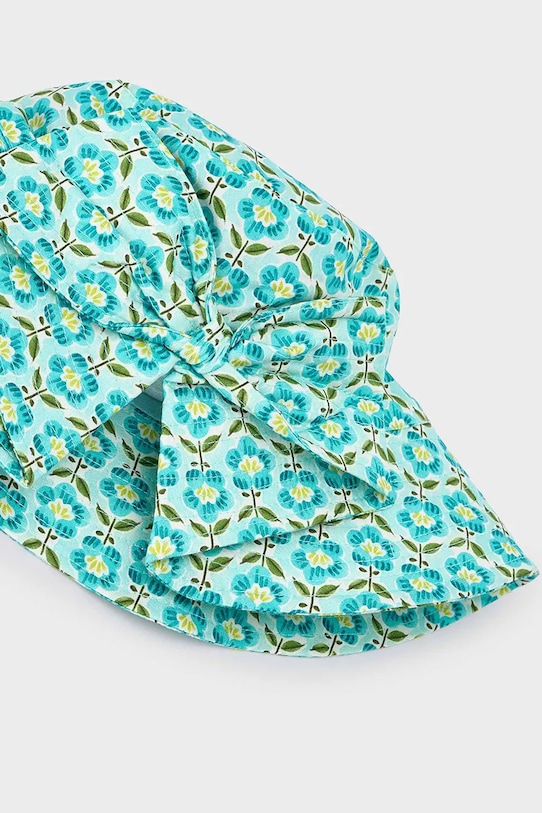 Mayoral kapelusz bawełniany dziecięcy 10190.6M.Mini.PPY2 niebieski SS26