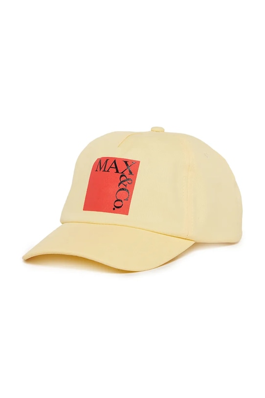 Dětská bavlněná kšiltovka MAX&Co. MAXF13F HAT bavlna béžová MX0322.MX01L