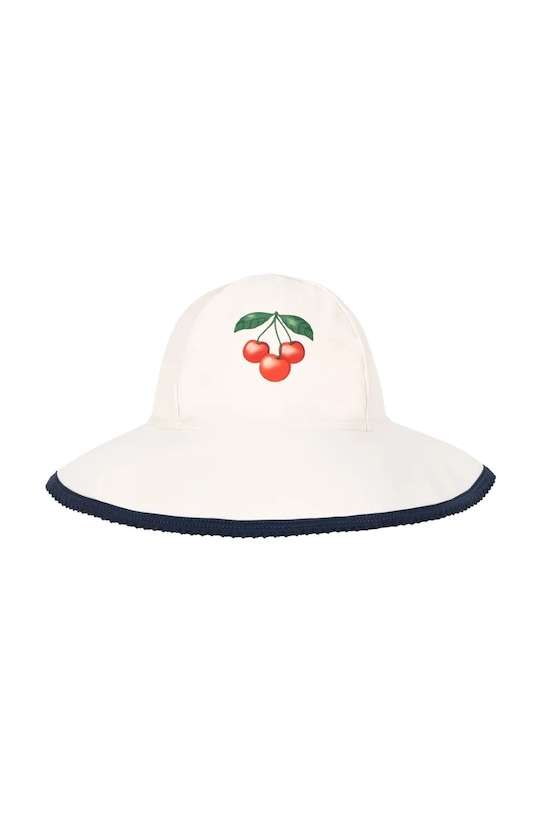 Konges Sløjd kapelusz dziecięcy VILJA SWIM HAT GRS KS105121.PPY2 biały SS26