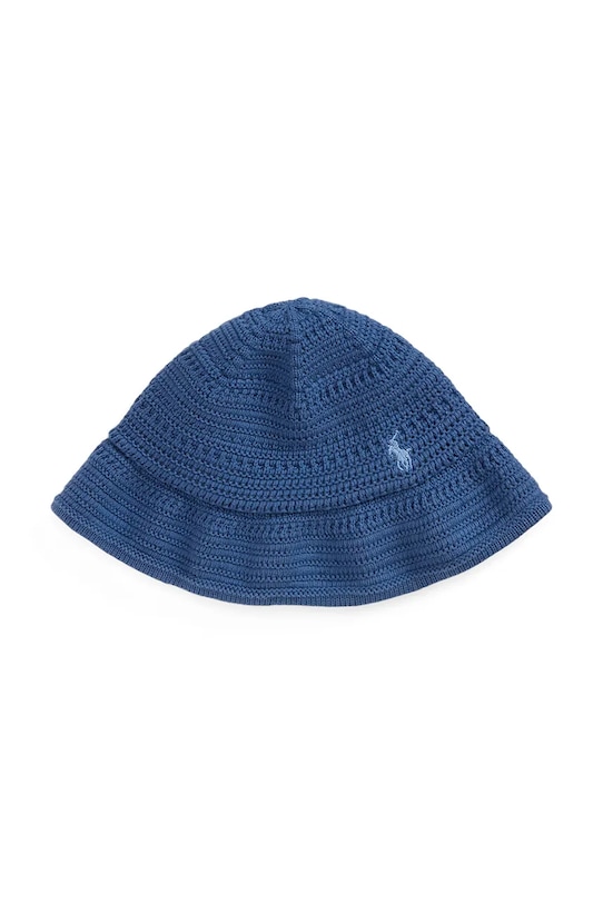 Dětský bavlněný klobouk Polo Ralph Lauren bavlna námořnická modř 313A11249002