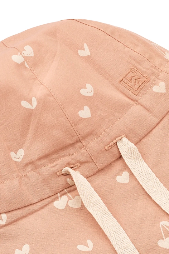 Djevojčice Pamučna kapa sa šiltom za bebe Liewood Gorm Reversible Sun Hat With Ears LW17698.G.PPY2 narančasta