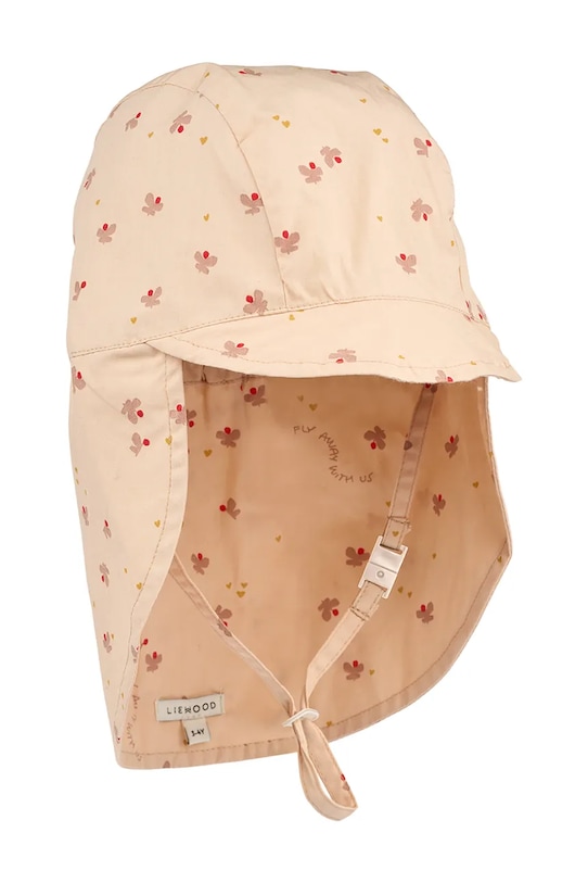 Pamučna kapa sa šiltom za bebe Liewood Cecilia Sun Hat pamuk roza LW19667.G.PPY2