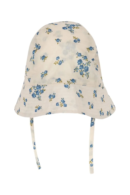 Dziewczynka Konges Sløjd kapelusz dziecięcy bawełniany PACEY SUN HAT GOTS KS105028.PPY2 biały