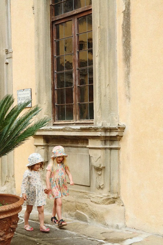 Konges Sløjd kapelusz dziecięcy bawełniany PACEY SUN HAT GOTS KS105028.PPY2 multicolor