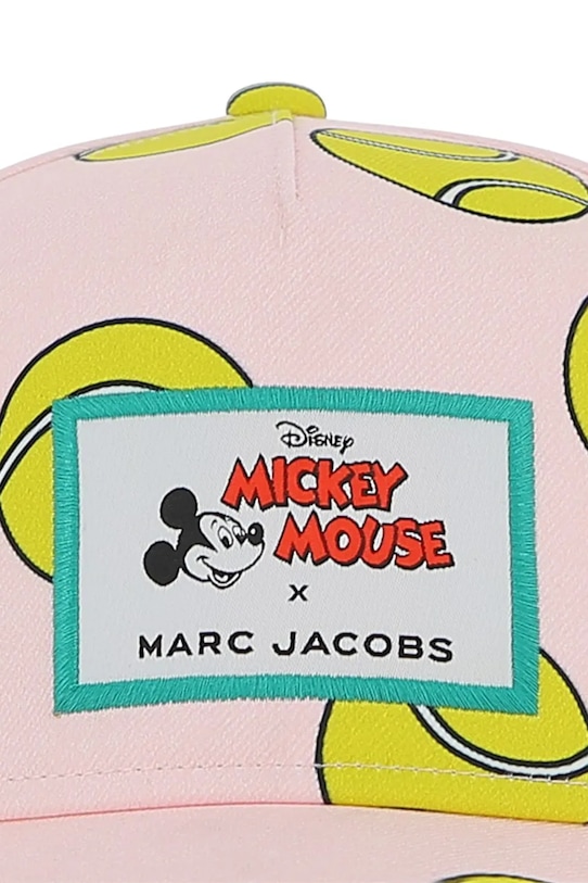 Παιδικό καπέλο μπέιζμπολ Marc Jacobs ροζ W60840