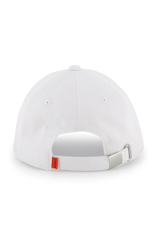 HUGO czapka z daszkiem bawełniana dziecięca G01160.58 biały SS26