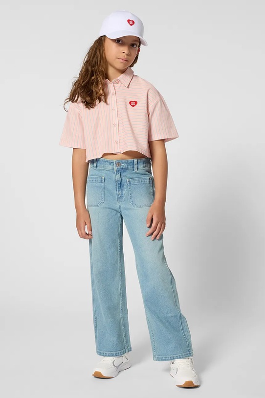 HUGO czapka z daszkiem bawełniana dziecięca G01160.58