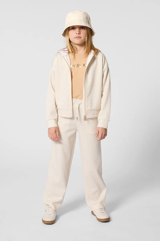 Dječji pamučni šešir Michael Kors bež R30629.58