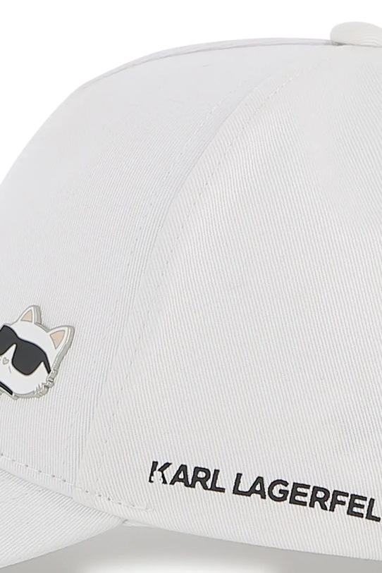 Pamučna kapa sa šiltom za bebe Karl Lagerfeld bijela Z31196.58