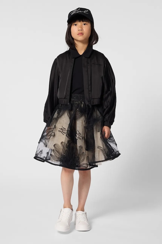 Detská bavlnená šiltovka Karl Lagerfeld Z31197.50.56